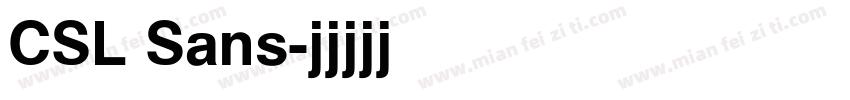 CSL Sans字体转换